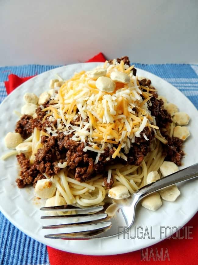 Copycat Cincinnati Chili via Frugal Foodie Mama