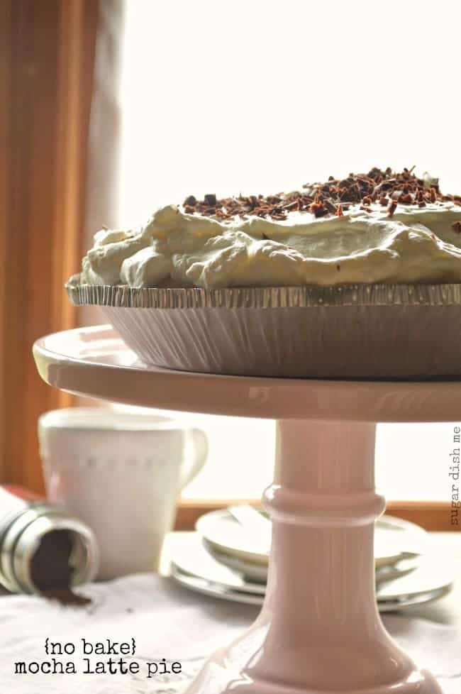 no bake mocha latte pie