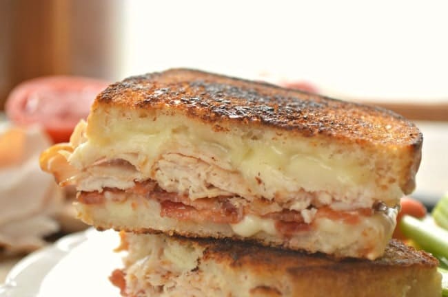 Grilled Cheese and Turkey sandwich