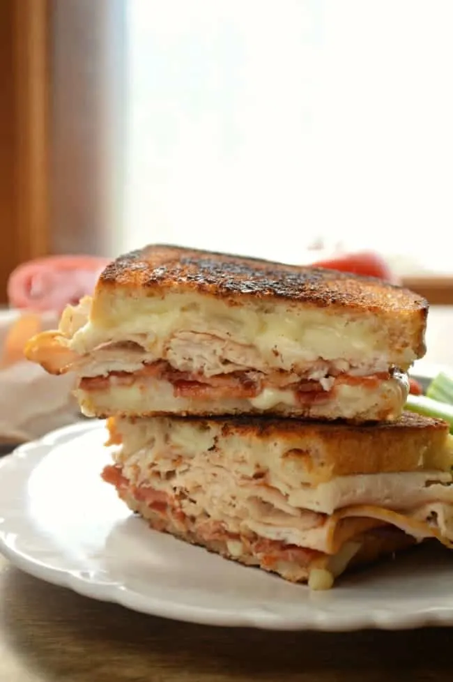 Grilled Turkey Bacon and Cheese