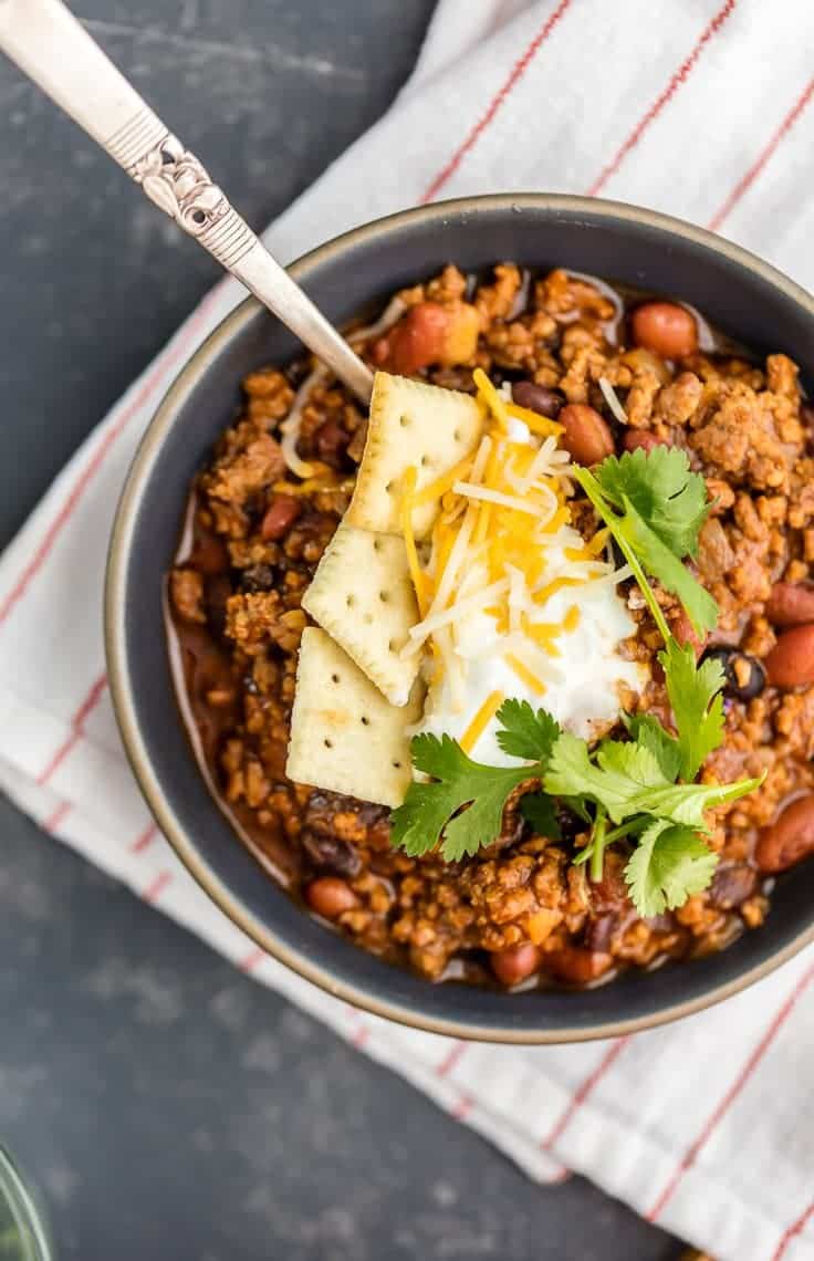 Best Ever Chili Recipe via The cookie Rookie