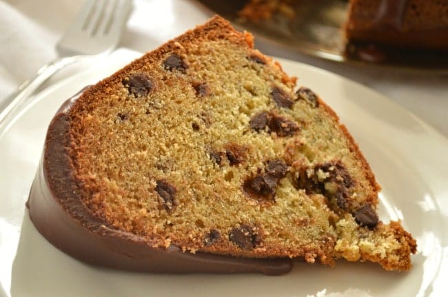 Chocolate Chip Banana Pound cake