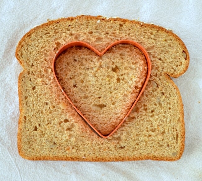 Heart Shaped Eggs in a Basket Recipe