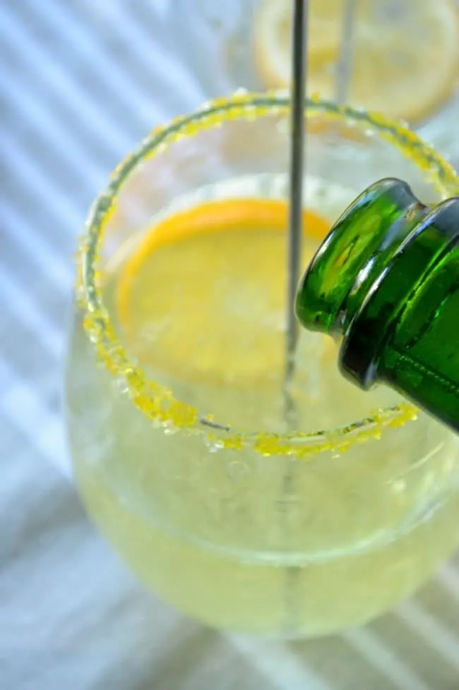 Spring Champagne Drink Recipe