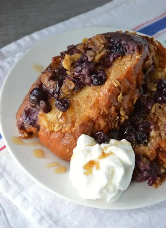 Blueberry Crunch French Toast