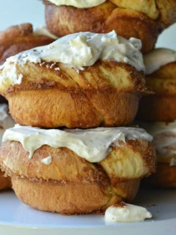 Cinnamon Roll Doughnuts