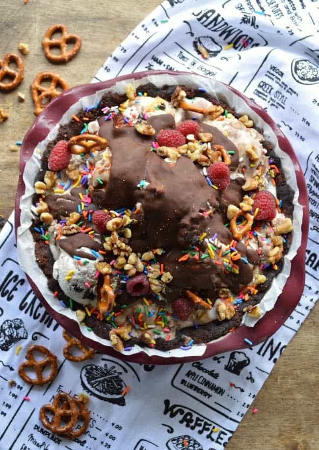 Brownie Ice Cream Pie Recipe