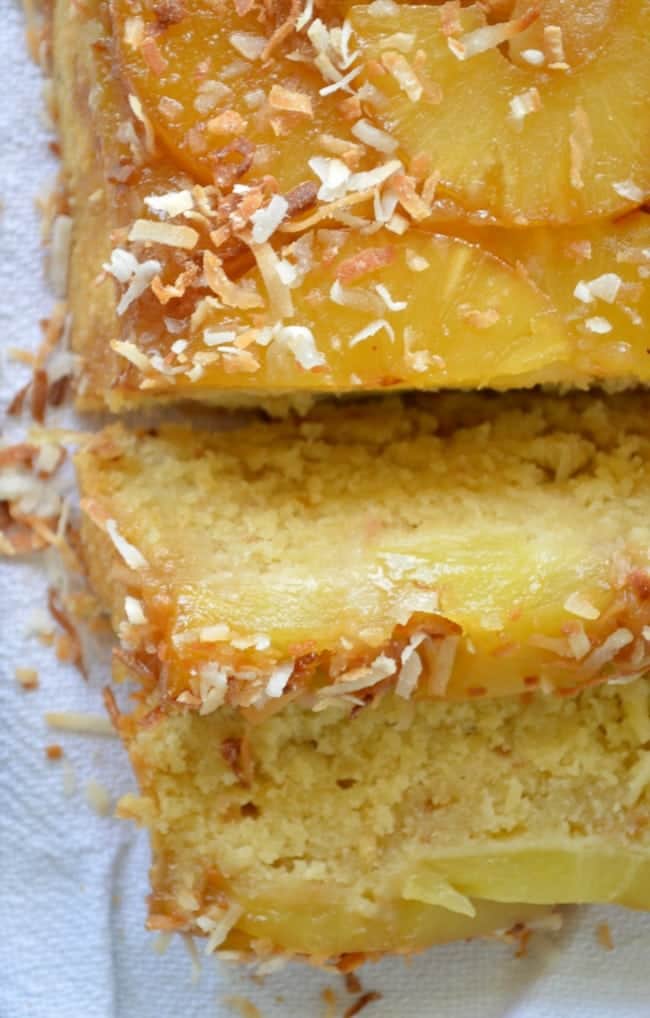 Pineapple Coconut Cake with Rum