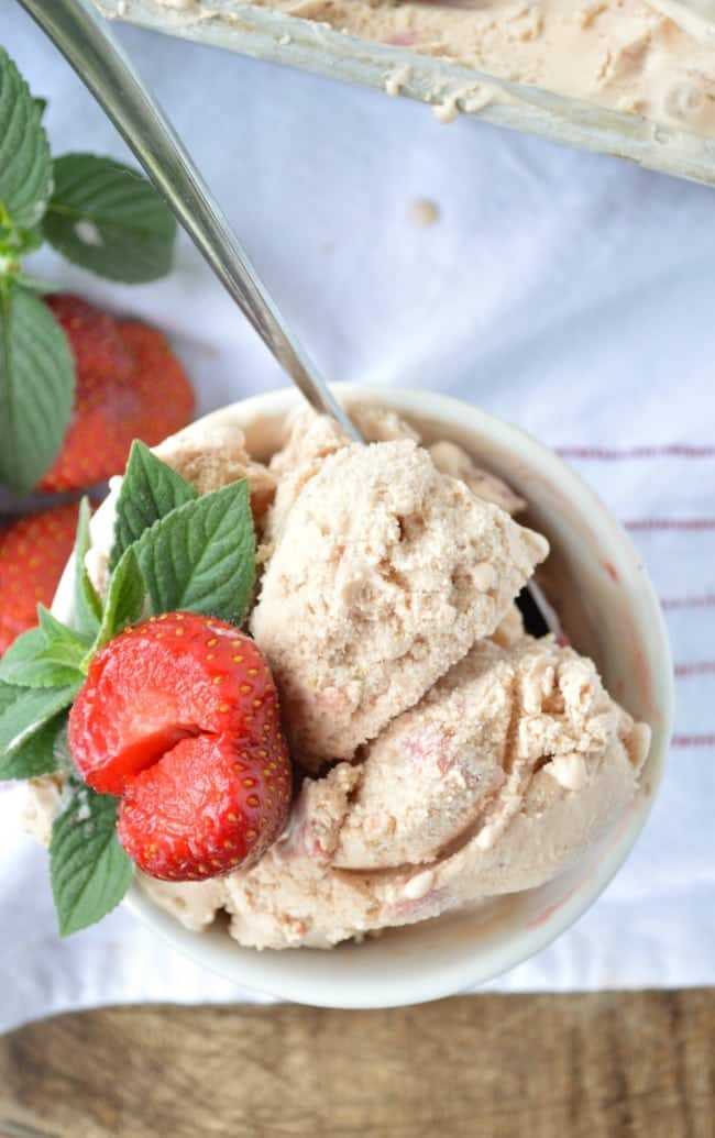 Strawberry Mojito Ice Cream Recipe