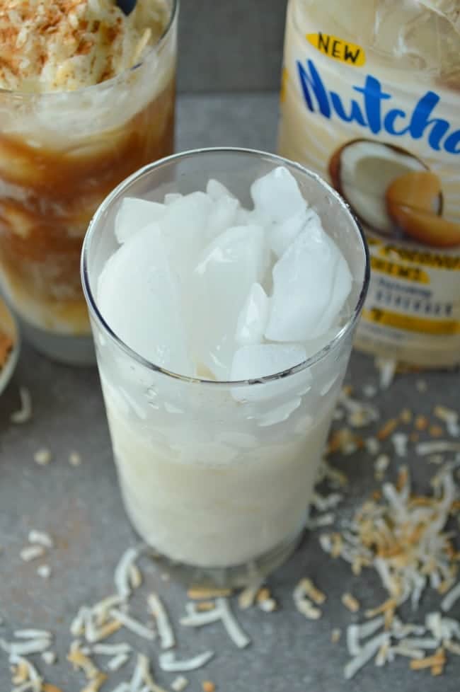 Coconut and Cashew Nutchello for Iced Coffee