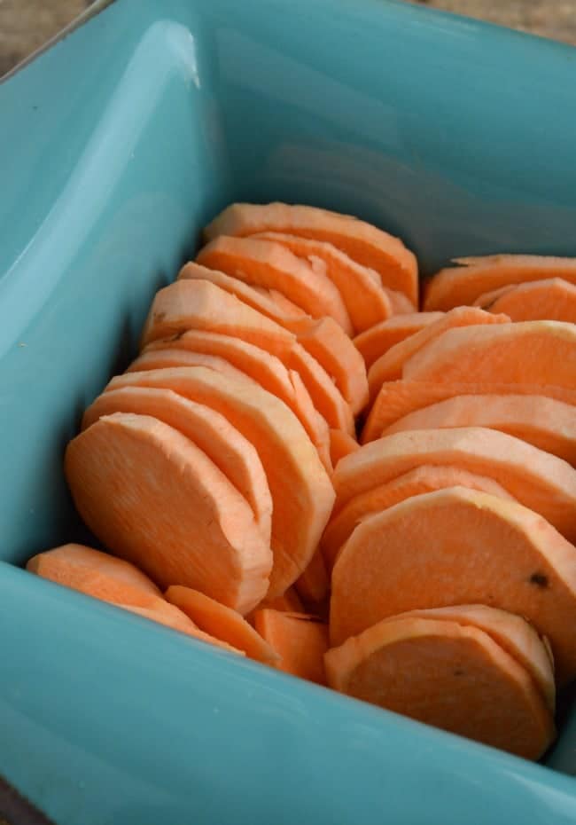 Sliced Sweet Potatoes