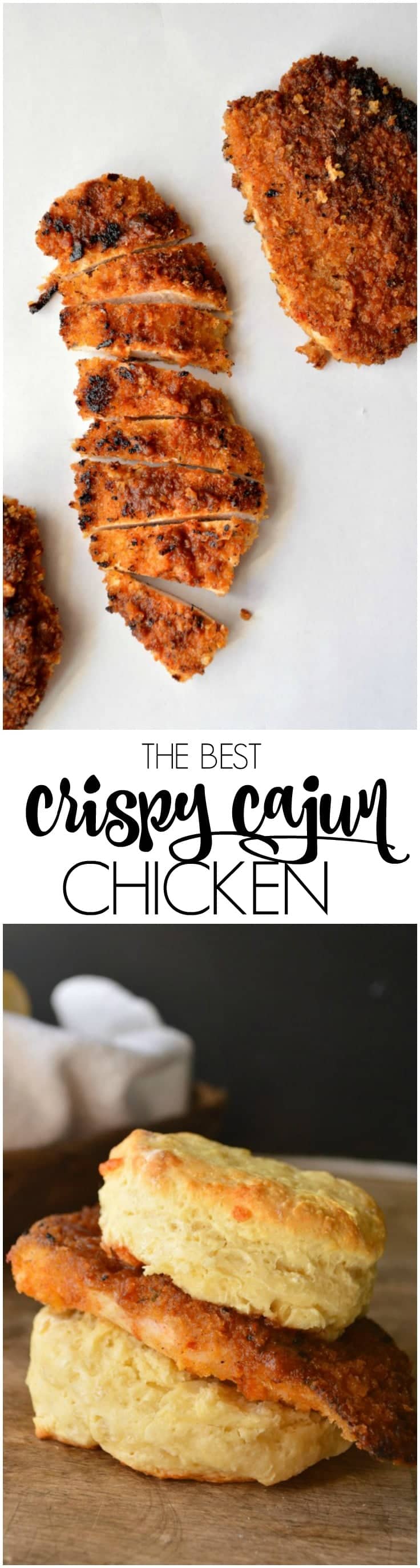 Whether you want to make a CopyCat Cajun Filet Biscuit or just have a really great salad, this easy recipe for The Best Crispy Cajun Chicken will not disappoint!