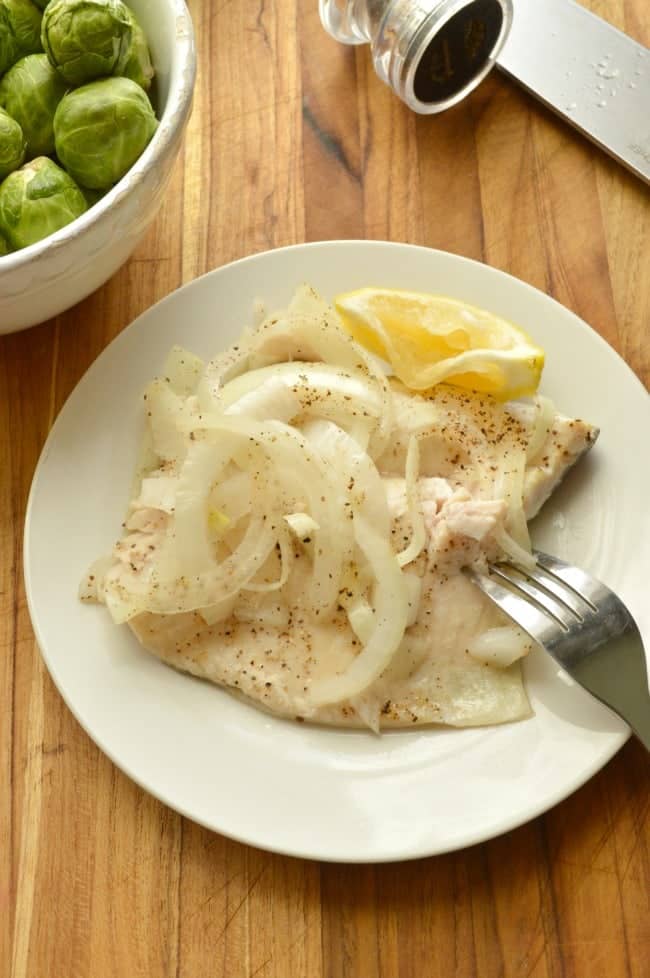 Easy Low Calorie Lemon Baked Trout