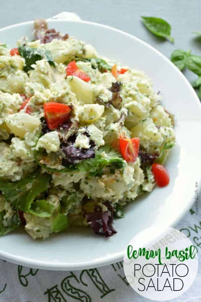 Lemon Basil Potato salad Recipe