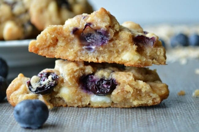 Blueberry Oatmeal Cookies