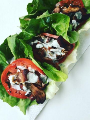 BLT Lettuce Wraps Recipe