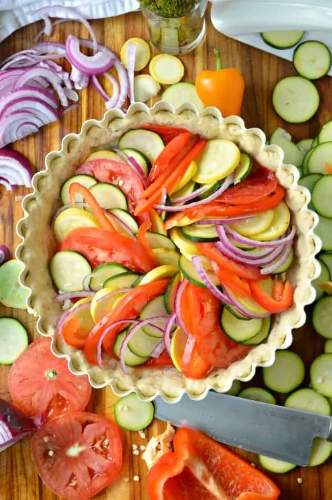 Delicious Vegetable Tart Recipe