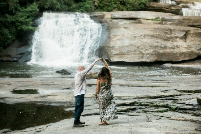 Engagement Photos Hooker Falls, NC