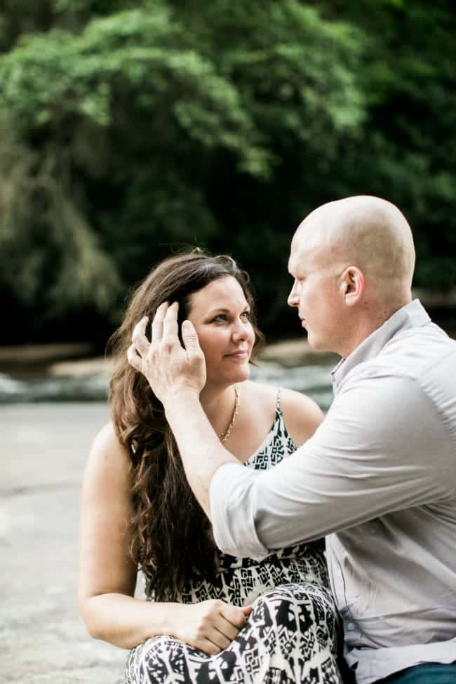Engagement Photos in Dupont National Forest