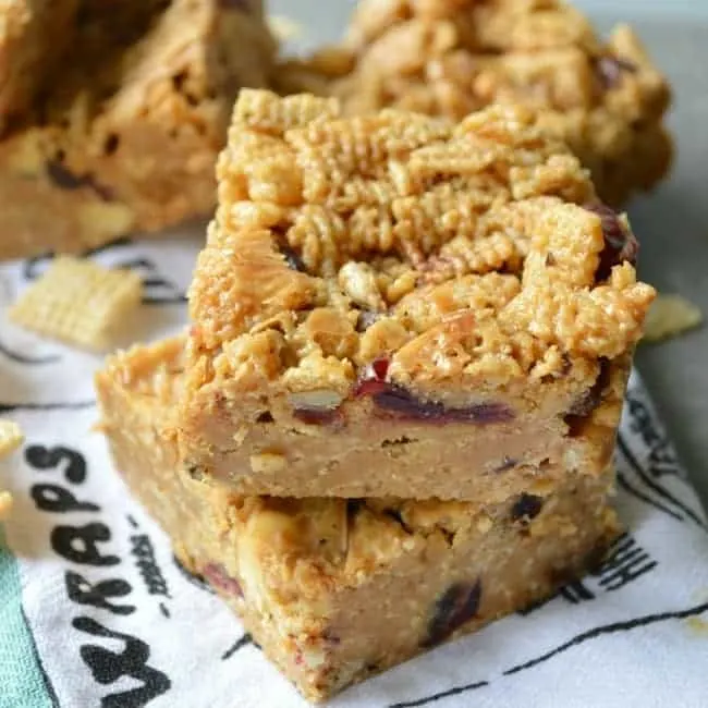 No Bake Cereal Bars