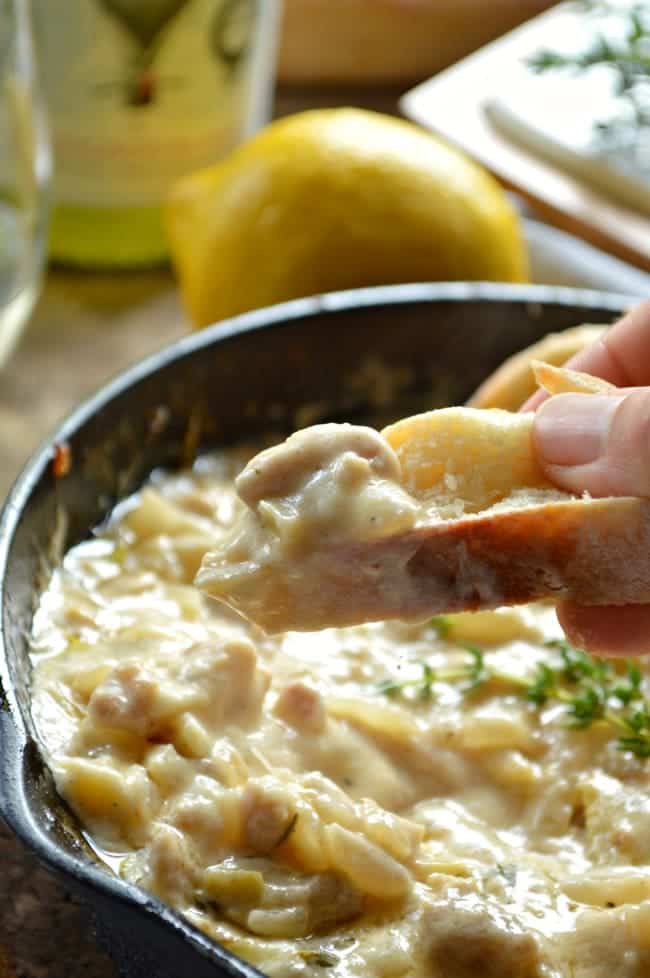 Goat Cheese and White Wine Dip