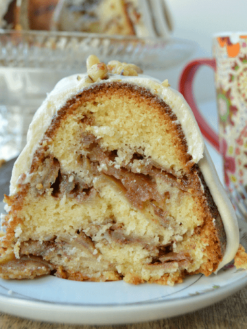 Apple Chai Cake with maple Cream Cheese Frosting