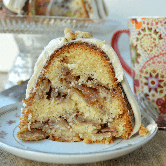 Apple Chai Cake with maple Cream Cheese Frosting