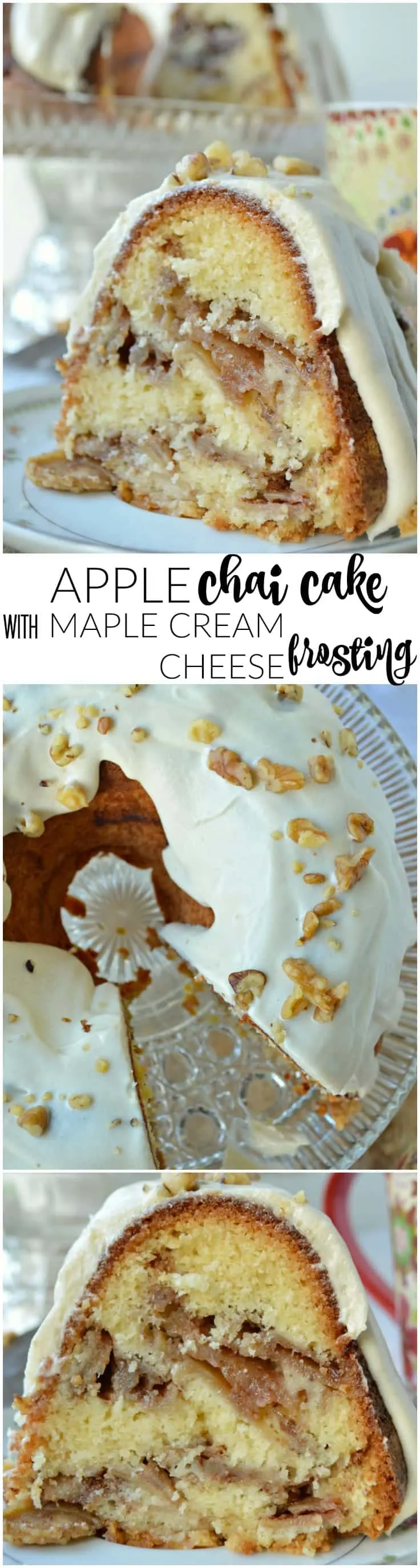 A dreamy Jewish apple cake with a spicy chai-inspired twist! This Apple Chai Cake is fall dessert perfection.
