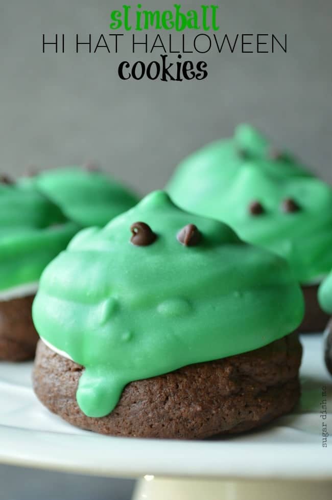 Slimeball Hi Hat Halloween Cookies 