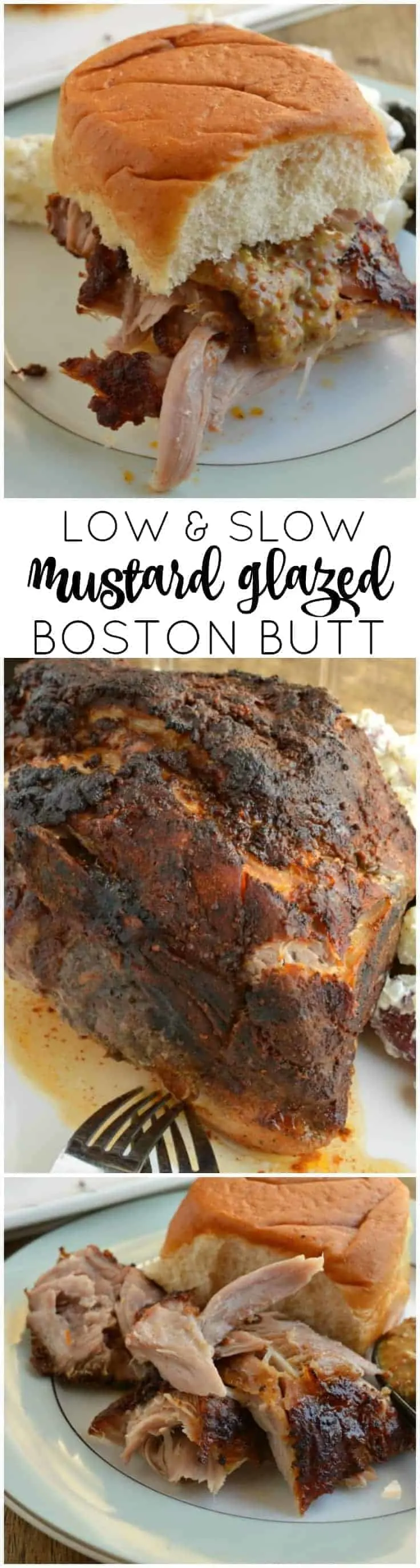 This Low and Slow Mustard Glazed Blade Roast is perfect for both lazy days and holidays! Comfort food at its best.