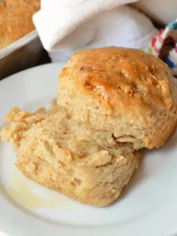 Apple Biscuits with Honey Butter