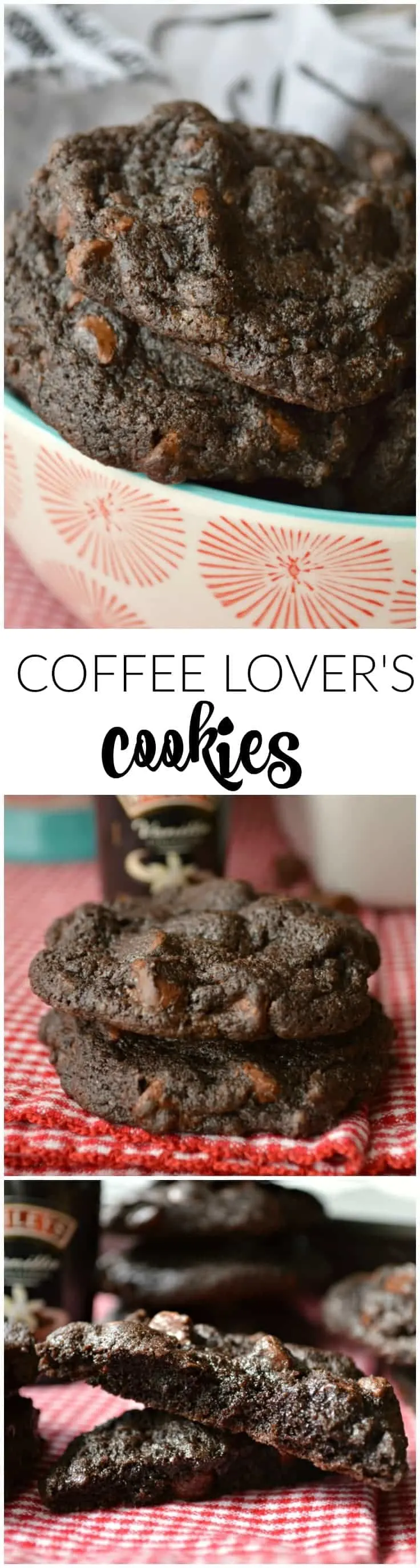 Soft and fudgy Coffee Lover's Cookies have espresso powder in the cookie dough and espresso chips in every bite. 