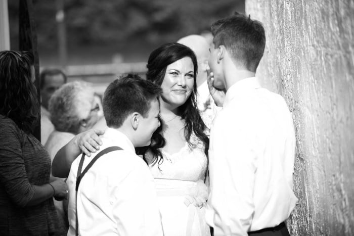 Mom and sons - Lake Lure Wedding