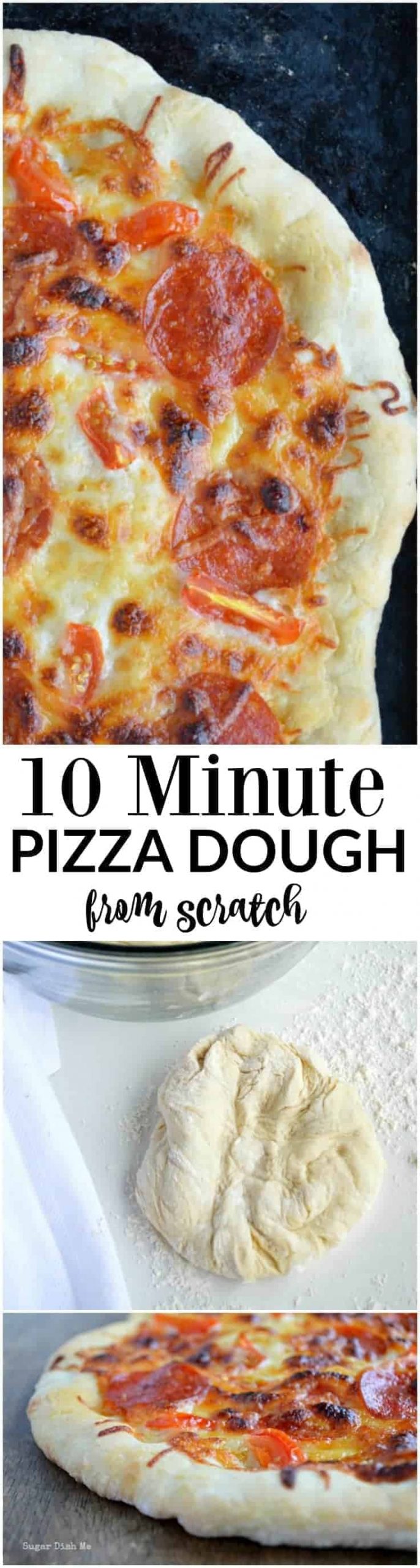 Quick Pizza Dough Sugar Dish Me