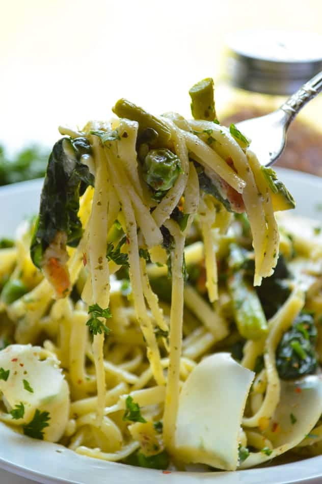 Eat Your Greens Linguine Recipe