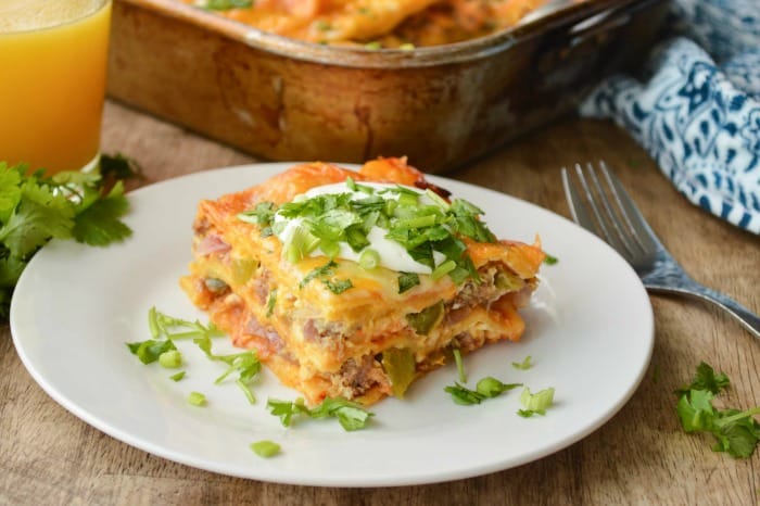 Enchilada Breakfast casserole Photo