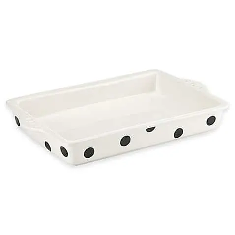 kate spade new york All In Good Taste 13-Inch x 9-Inch Deco Dot "Dive In"