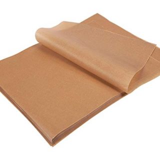 200 Count Precut Parchment Baking Paper - Unbleached Parchment Paper for Baking, Half Sheet Pans - Non-Stick Baking Parchment Sheets, Brown, 12 x 16 Inches