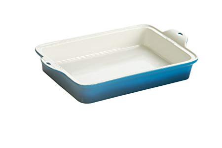 Lodge STW13RCT33 Stoneware Baking Dish, 9" x 13", Blue