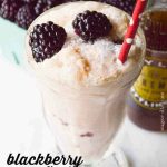 Permalink to: Blackberry Cream Float Blackberry Cream Float made with blackberry cobbler ice cream, fresh blackberries, and cream soda