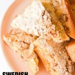 Permalink to: Swedish Visiting Cake Bars Swedish Visiting cake Bars are buttery goodness with a hint of almond!