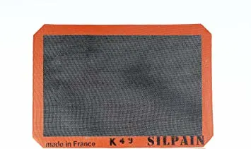 Silpat Silpain Premium Non-Stick Silicone Baking Mat for Bread, 11-5/8" x 16-1/2", Black