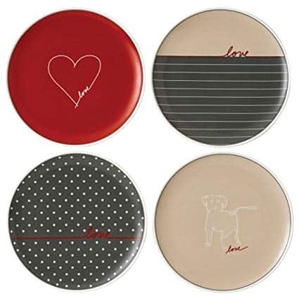 Signature 8" Plates, Set of 4, Elen Degeneres Collection by Royal Doulton