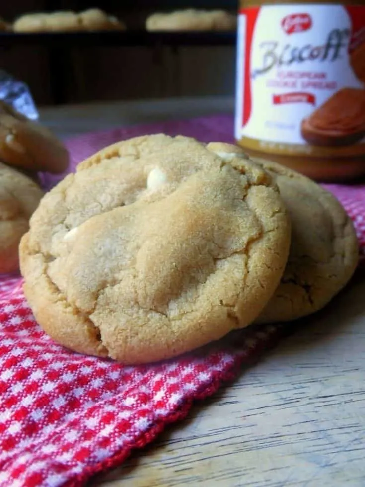 Biscoff White Chocolate Chip Cookies