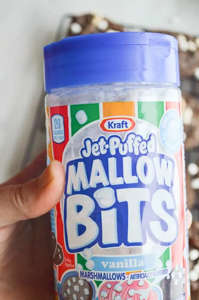 Jet Puffed Mallow Bits in a jar