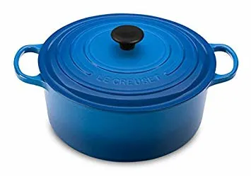 Le Creuset Signature Enameled Cast-Iron 9-Quart Round French (Dutch) Oven, Marseille