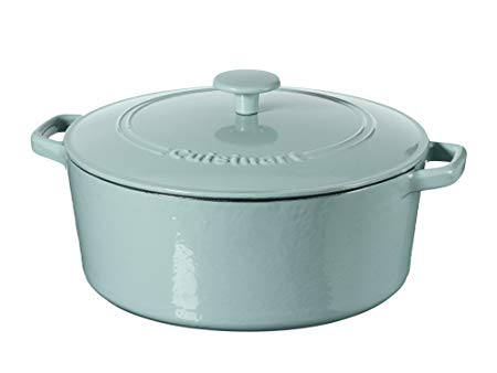 Cuisinart Casserole Cast Iron, Light Blue, 7 quart