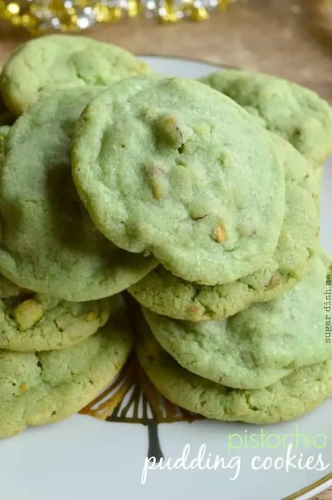 Pistachio Pudding Cookies