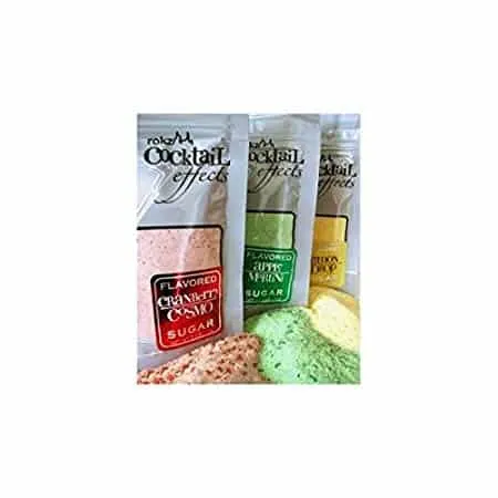 rokz Classic Drink Rimmers - Sugars in Apple, Lemon Drop and Cranberry Cosmo, 3 pack