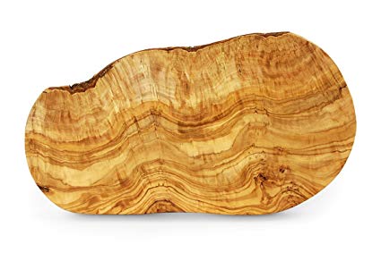 Tramanto Olive Wood Cheese and Serving Board, Large 16 x 8 Inch